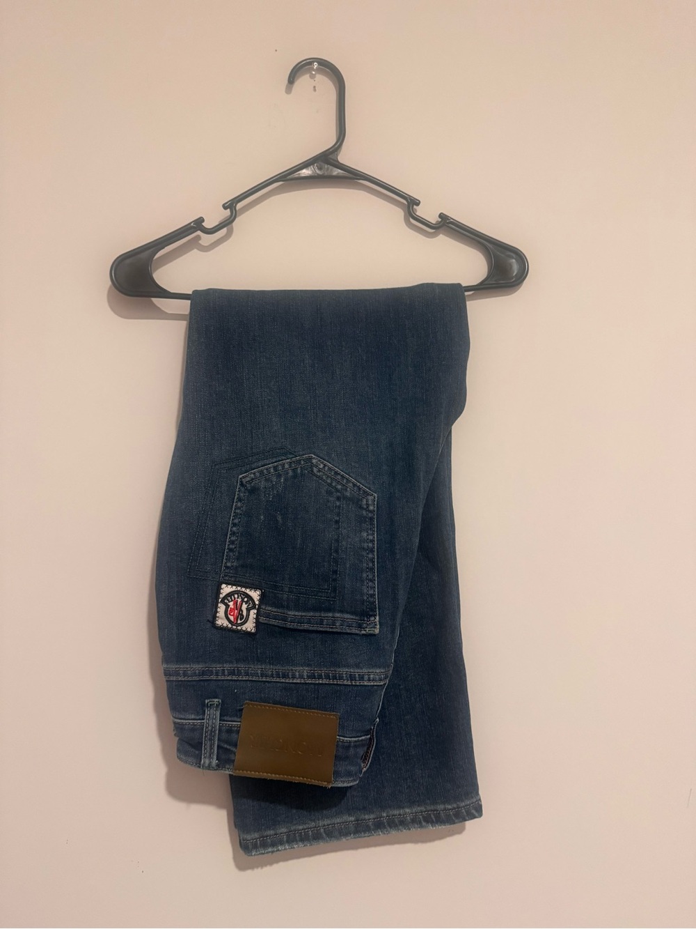 Moncler Women’s Dark Indigo Relaxed-Fit Jeans